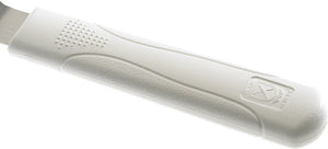 Mercer - 5" x 3" Stainless Steel Pie Server with White Handle - M18770WH