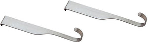 Mercer - 5.6" X 0.75" Stainless Steel Single Hooks for Magnet Bar, Set of 2 - M30740