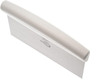 Mercer - 5.8" x 3.5" Stainless Steel White Bench Scraper - M18810WH