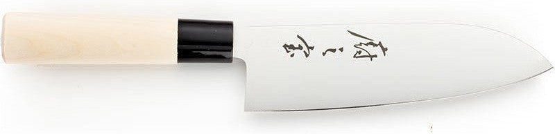 Mercer - 6.4" Santoku Knife with Wood Handle - M24407