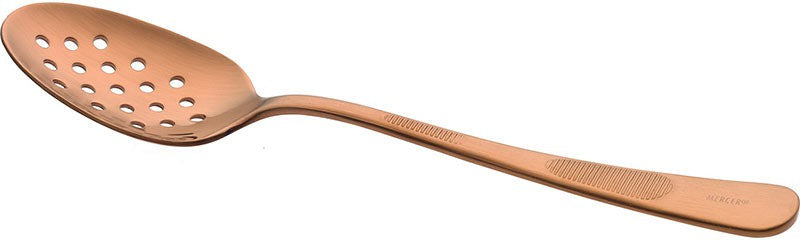 Mercer - 7.8" Rose Gold Stainless Steel Plating Spoon with Perforated Bowl - M35161RG