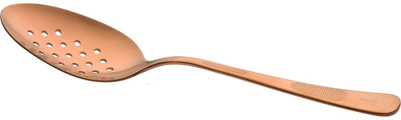 Mercer - 9" Rose Gold Stainless Steel Plating Spoon with Perforated Bowl - M35160RG