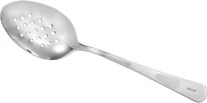 Mercer - 9" Stainless Steel Plating Spoon with Perforated Bowl - M35160