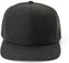 Mercer - Cotton Black Customizable 6-Panel Trucker Cap with Nylon Mesh Back - M60135BK