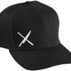 Mercer - Cotton Black Snap Back Cap with Small White Logo - M60130BKW