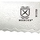 Mercer - Damascus Style 8" Super Steel Bread Knife with Black G10 Handle - M13789