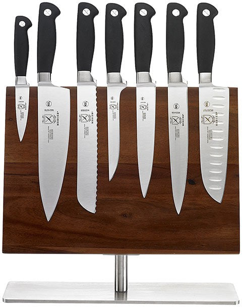 Mercer - Genesis® Acacia Magnetic Board Set with German Steel Knives, Set Of 8 - M21943