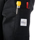 Mercer - Genesis® Black Unisex Chef Jacket with Cloth Knot Buttons - M61020BK