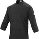 Mercer - Genesis® Black Unisex Chef Jacket with Cloth Knot Buttons - M61020BK