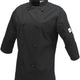 Mercer - Genesis® Black Women Chef Jacket with Cloth Knot Buttons - M61040BK