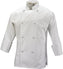 Mercer - Genesis® White Unisex Chef Jacket with Cloth Knot Buttons - M61020WH