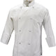 Mercer - Genesis® White Unisex Chef Jacket with Cloth Knot Buttons - M61020WH