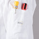 Mercer - Genesis® White Unisex Chef Jacket with Traditional Buttons - M61010WH