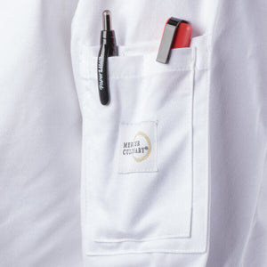 Mercer - Genesis® White Women Chef Jacket with Traditional Buttons - M61030WH