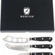 Mercer - German Steel Cheese Knife POM Handle Set Of 3 - M23608