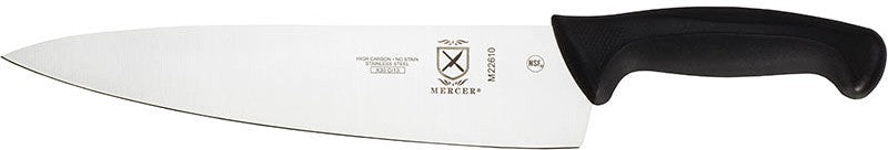 Mercer - Millennia 10" Stainless Steel Black Chef's Knife - M22610