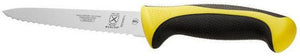 Mercer - Millennia 6" Stainless Steel Wavy Edge Utility Knife with Yellow Handle - M23406YL