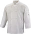 Mercer - Millennia Air® White Poly Cotton Unisex Full Mesh Cook Jacket with Traditional Button - M60017WH