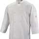 Mercer - Millennia Air® White Poly Cotton Unisex Full Mesh Cook Jacket with Traditional Button - M60017WH