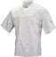 Mercer - Millennia Air® White Poly Cotton Unisex Short Sleeve Cook Jacket with Full Mesh Back - M60019WH