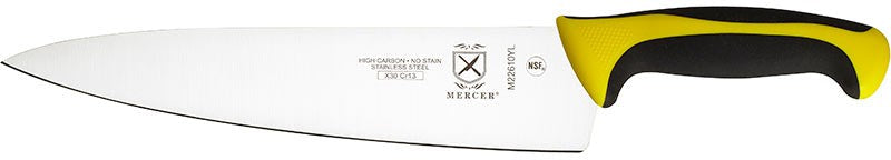 Mercer - Millennia Colors 10" Stainless Steel Chef's Knife with Yellow Handle - M22610YL