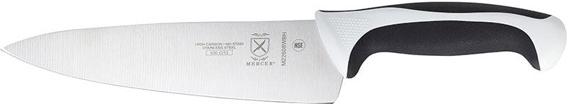 Mercer - Millennia Colors® 8" Japanese Steel Chef's Knife with White Handle - M22608WBH