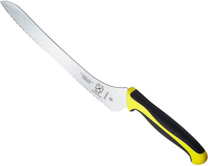 Mercer - Millennia Colors® 9" Wavy Edge Offset Bread Knife with Yellow Handle - M23890YL