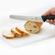 Mercer - Millennia® 10" Japanese Steel Left Handed Wavy Edge Wide Bread Knife with Black Handle - M23211