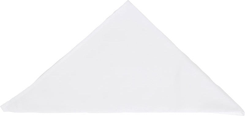 Mercer - Millennia® 39" x 29" Poly Cotton White Jacket Neckerchief - M60120WH