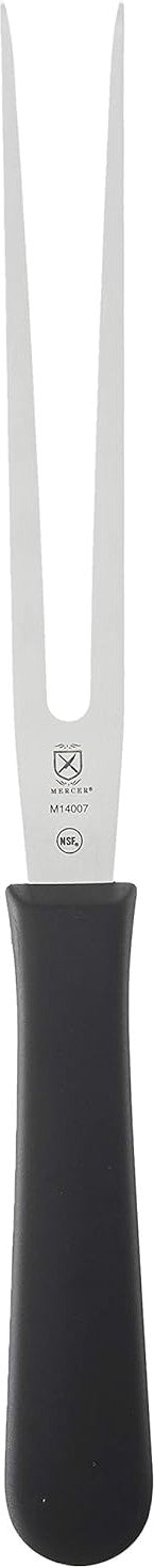 Mercer - Millennia® 7" Japanese Steel Straight Fork with Black Handle - M14007