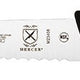 Mercer - Millennia® 8" Japanese Steel Wavy Edge Utility Knife with Black Handle - M23408