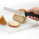 Mercer - Millennia® 8" Japanese Steel Wavy Edge Wide Bread Knife with Black Handle - M23208