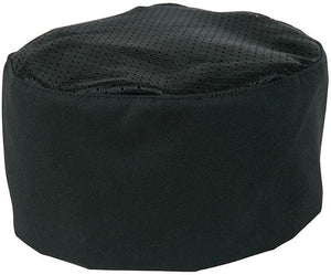 Mercer - Millennia® Black Mesh Top Baker's Skull Cap - M60070BK