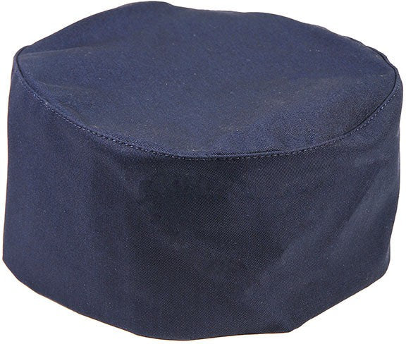 Mercer - Millennia® Navy Blue No Mesh Baker's Skull Cap - M60075NB