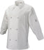 Mercer - Millennia® Poly Cotton White Women Cook Jacket with Cloth Knot Button - M60022WH