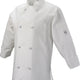 Mercer - Millennia® Poly Cotton White Women Cook Jacket with Cloth Knot Button - M60022WH