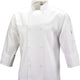 Mercer - Millennia® White Poly Cotton Unisex Cook Jacket with Traditional Buttons - M60010WH