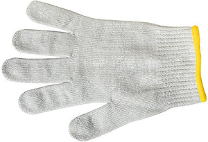 Mercer - Millennia® White Stainless Steel Reinforced Knit Construction Cut-Resistant Glove with Multi Color Cuffs - M334131X