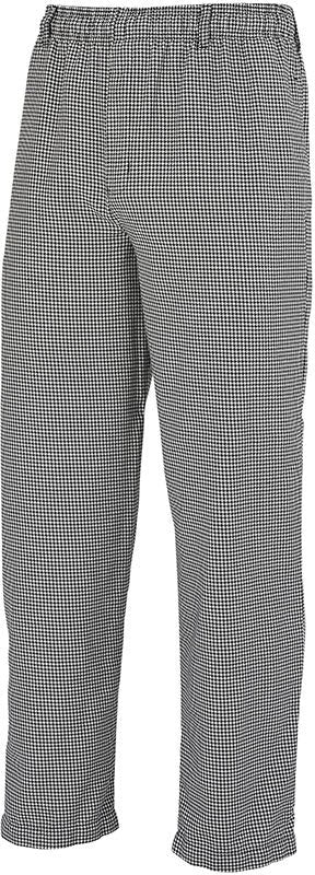 Mercer - Millennia® Yarn-Dyed Poly Cotton Black and White Hounds Tooth Unisex Cook Pant - M60030HT