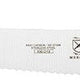 Mercer - Praxis 10" Stainless Steel Wavy Edge Curved Bread Knife with Rosewood Handle - M26060