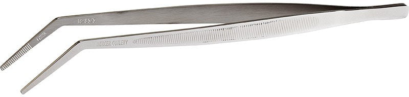 Mercer - Precision 9.3" Stainless Steel Curved Tip Tong - M35131