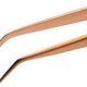 Mercer - Precision Plus™ 6.1" Rose Gold Stainless Steel Fine Tip Curved Tong - M35244RG