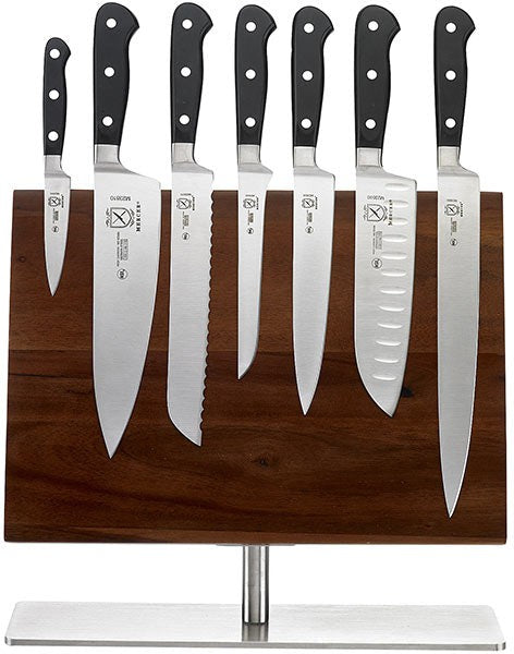 Mercer - Renaissance® German Steel Magnetic Board Set with Stainless Steel Knives with Black Handle - M21941