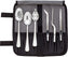 Mercer - Stainless Steel Basic Plating with Black Handle, Pack Of 7 - M35153