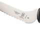 Mercer - Ultimate 6" Japanese Steel Wavy Edge Offset Bread Knife with Black Handle - M18134BK