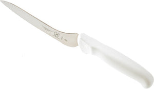 Mercer - Ultimate 6" Japanese Steel Wavy Edge Offset Bread Knife with White Handle - M18134