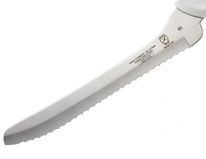 Mercer - Ultimate 8" Wavy Edge Offset Bread Knife with White Handle - M18135