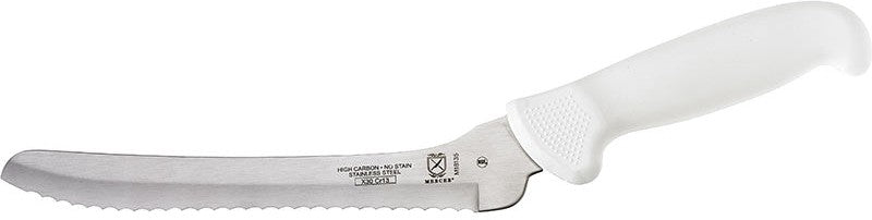 Mercer - Ultimate 8" Wavy Edge Offset Bread Knife with White Handle - M18135