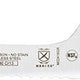 Mercer - Ultimate White 8" Japanese Steel Wavy Edge Offset Bread Knife with Green Handle - M22418GR