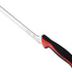 Mercer - Ultimate White 8" Japanese Steel Wavy Edge Offset Bread Knife with Red Handle - M22418RD